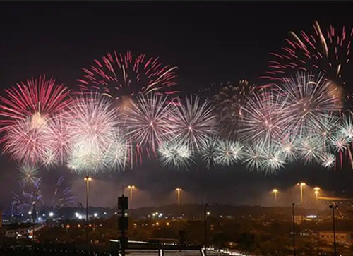 乐陵市焰火晚会